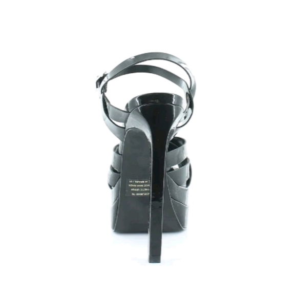 STEVE Madden Womens Flirt Platform Black Patent sandals - Picture 5 of 14